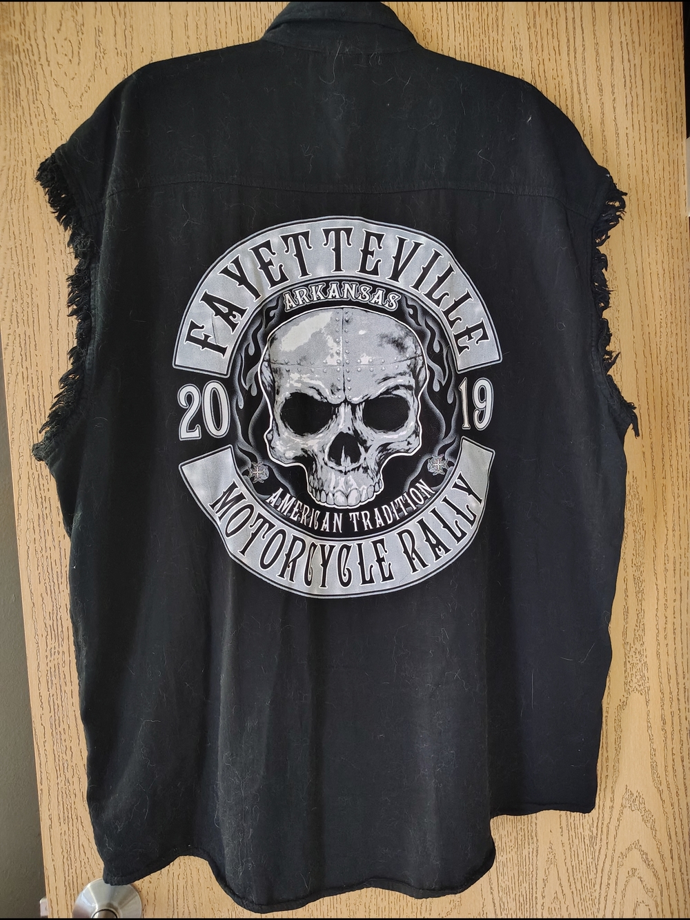 Fayetteville Motorcycle Rally 2019 Black Sleeveless Shirt